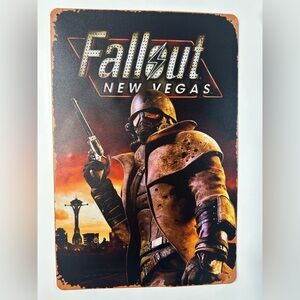 Fallout New Vegas - 8x12 Metal Sign ☢️